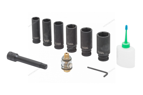 Пневмогайковерт с глубокими головками 1/2inch (Дюйм) в кейсе it250kd