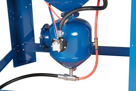 Камера пескоструйная с напорной системой подачи абразива и циклонной фильтрацией ns10p