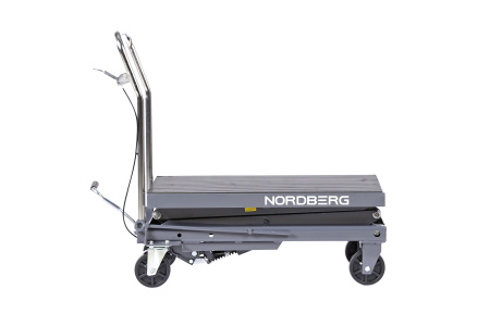 Стол подъемный гидравлический, 300 кг, двойные ножницы, серый n3t301g