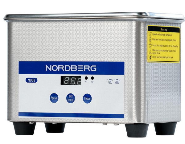 Ультразвуковая ванна без подогрева, 0,8 л nu08