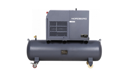 Компрессор винтовой, 4 кВт, 10 бар, 450 л/мин, ресивер 180 л ncf5r