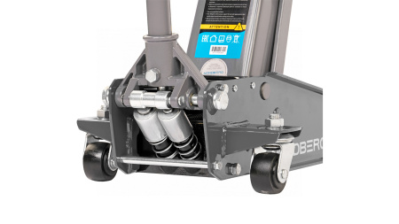 Домкрат подкатной 3 т с резиновой насадкой, быстрый подъем n32030g