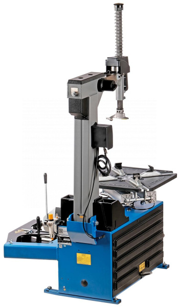 Станок шиномонтажный автомат, двухскоростной, стол с накладками, 380 В, синий 4643(b)