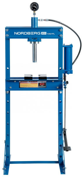 Пресс гидравлический 20 т, разборная рама n3621fl