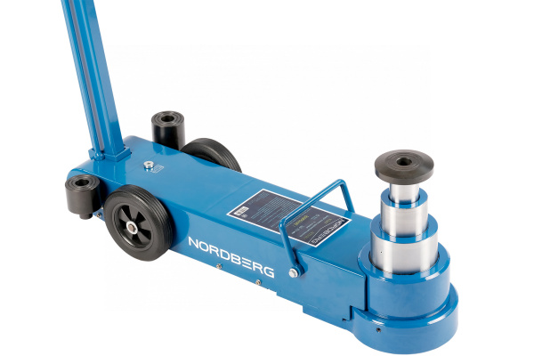 Домкрат пневмогидравлический подкатной трехштоковый, 10/25/50 т n33601