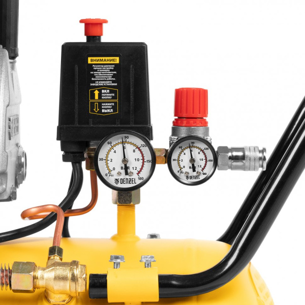 Компрессор воздушный DKV2200/50,Х-PRO 2,2 кВт, 400 л/мин, 50 л// Denzel 58083