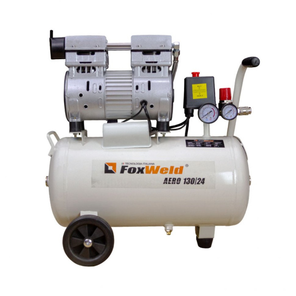 Безмасляный коаксиальный компрессор AERO 130/24 oil-free - AEROMAX 130/24 – масляный ременной компрессор с ресивером 24л. Высокопроизводительная модель, которая подойдет для эпизодических работ с пневмоинструментом быстрой накачки, эффективной проду 5374