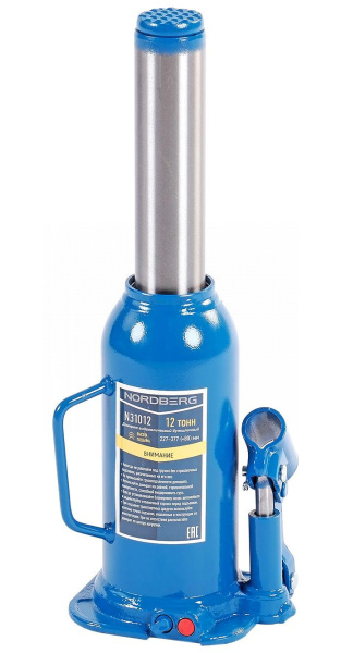 Домкрат бутылочный, 12 т n31012