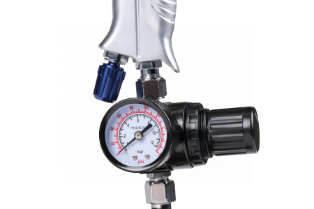 Краскопульт LVMP с верхним бачком, сопло 1,3 мм, алюминиевый кейс np7013