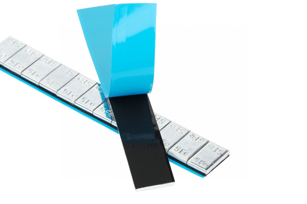 Грузики самоклеящиеся (12х5 г, L=14 см) Fe квадратные, 50 лент w5fs4