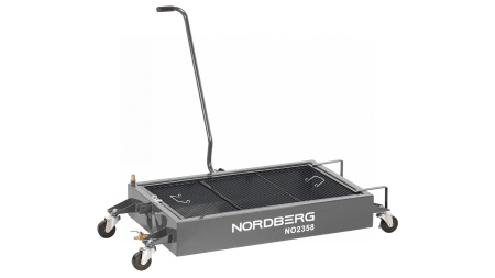 Емкость для сбора масла на колесах, 58 л, серая no2358(g)