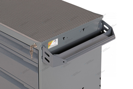 Тележка инструментальная, 5 выдвижных ящиков nt215 7012/7015