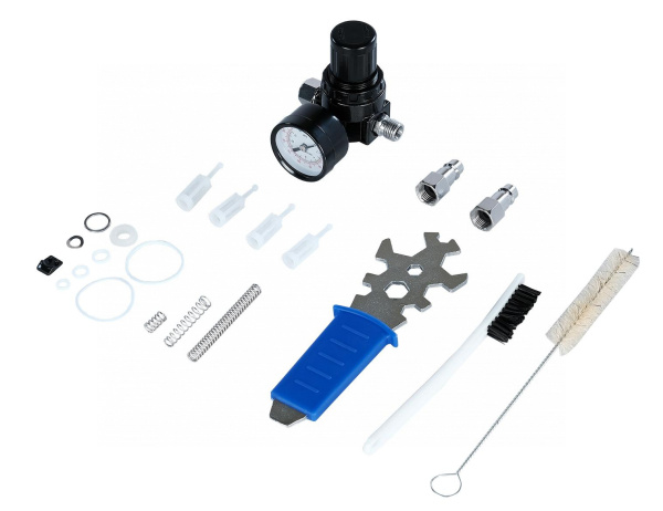 Краскопульт HVLP с верхним баком, сопло 1,4 мм, в коробке np7114