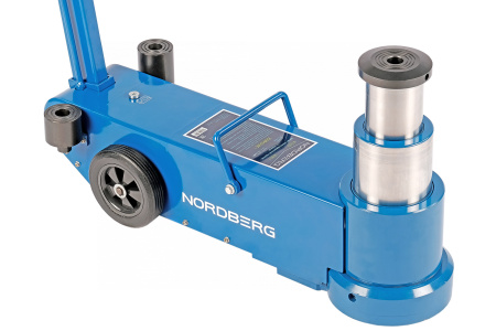 Домкрат пневмогидравлический подкатной двухштоковый, 40/80 т n33802