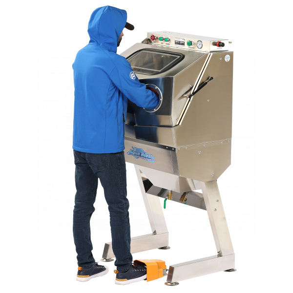 Аквабласт, установка для очистки деталей nw160h