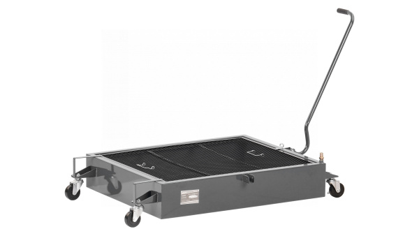 Емкость для сбора масла на колесах, 95 л, серая no2395(g)