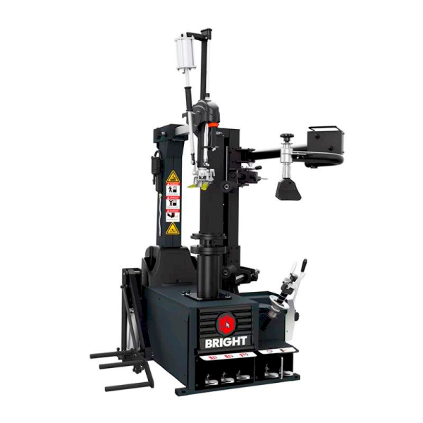 Шиномонтажный станок до 30inch (Дюйм) с авт. монт. головкой, третья рука, BRIGHT, 897V 201132