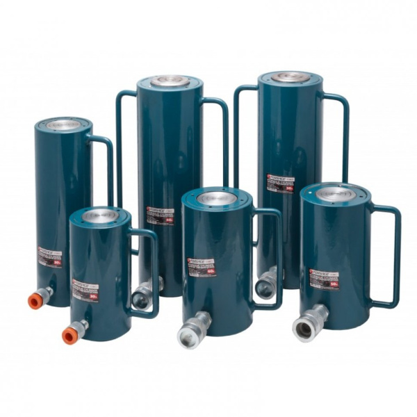 Цилиндр гидравлический 30т (ход штока - 50мм, длина общая - 185мм, давление 666 bar) f-1304-1