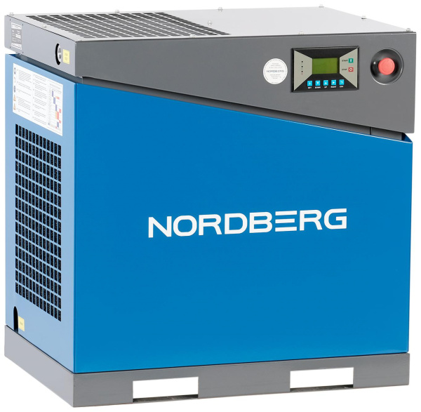 Компрессор винтовой, 7,5 кВт, 900 л/мин, 10 бар, без ресивера nca10