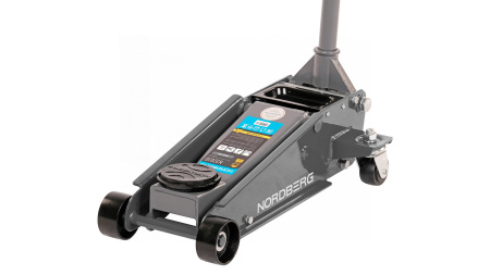 Домкрат подкатной 3 т с резиновой насадкой, быстрый подъем n32030g