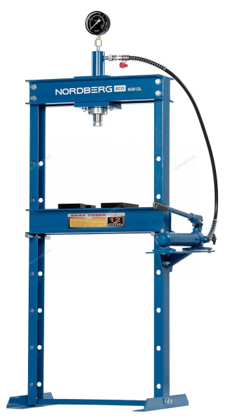 Гидравлический пресс, 12 т, разборная рама n3612l