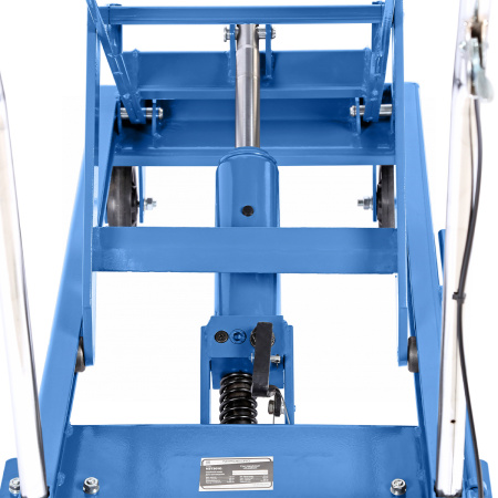 Стол подъемный гидравлический, 300 кг, двойные ножницы, синий n3t301b