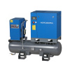 Компрессор винтовой, 7,5 кВт, 10 бар, 900 л/мин, ресивер 260 л, осушитель ncc10rd