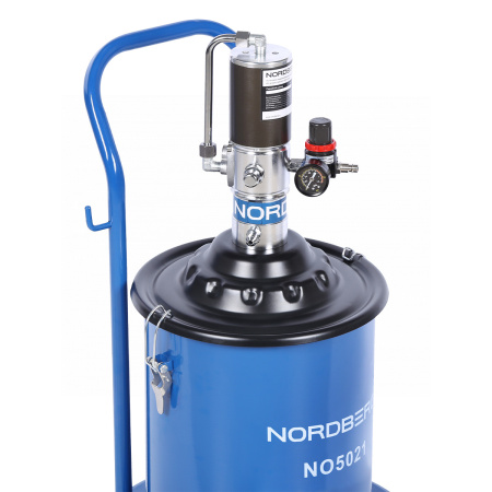 Установка пневматическая для раздачи густой смазки с баком, 20 л no5021