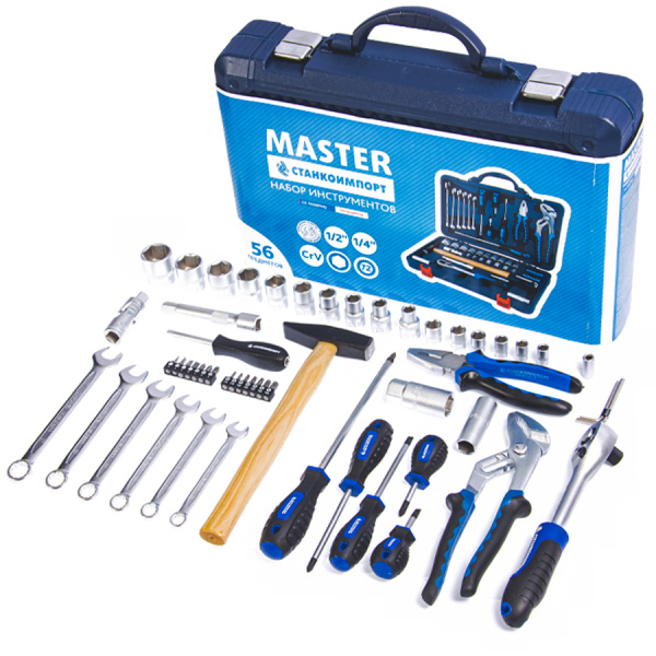Набор инструмента (56 предметов), СТАНКОИМПОРТ CS-TK56PMQ cs-tk56pmq