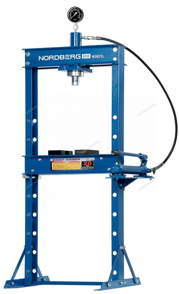 Гидравлический пресс, 20 т, разборная рама n3621l