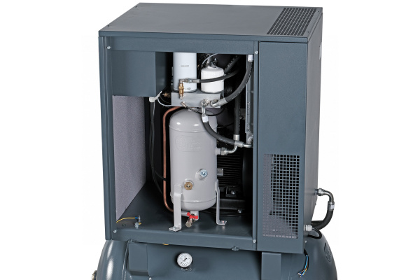 Компрессор винтовой, 7,5 кВт, 10 бар, 1000 л/мин, ресивер 270 л ncs270/1000-10