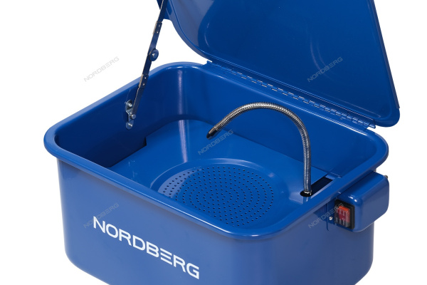 Установка для мойки деталей с электрическим насосом, объем 19 л nordberg nw20