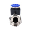 Фитинг угловой трубка 10 мм резьба 1/2inch (Дюйм) qpln10-04