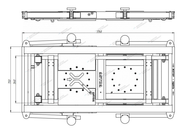 ПОДЪЕМНИК астра минилифт ar100.2 x1 (3000 кг)