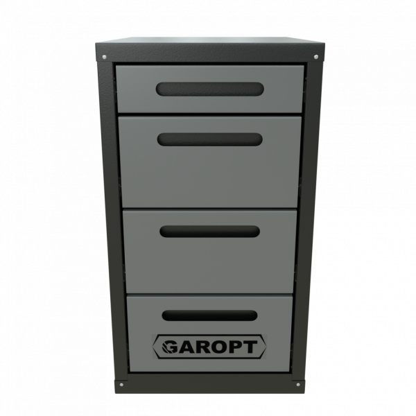 Тумба 4 ящика для верстака GAROPT (ЖЕЛТАЯ) gty4.yell
