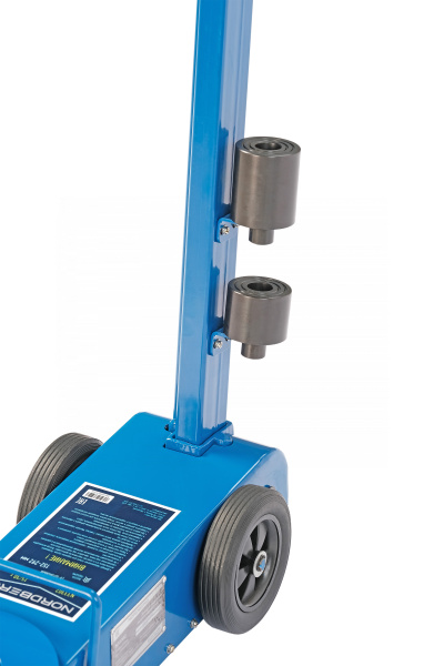 Домкрат пневмогидравлический подкатной двухштоковый, 15/30 т n33302