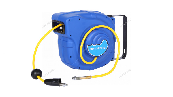 Шланг воздушный на катушке ПВХ диам. 8x12мм 25+1 м (26 м) hr0825hpvc