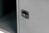 Верстак слесарный трехтумбовый, 2 серые створки nw302 7012/7015