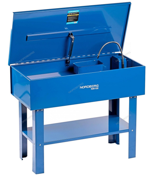 Установка для мойки деталей с электрическим насосом 150л nw100