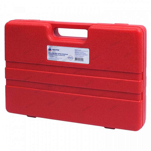 Рассухариватель клапанов универсальный, струбцина, кейс, 7 предметов 103-10006c