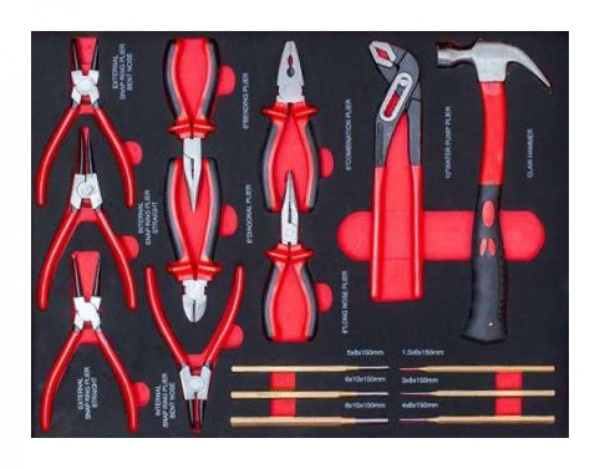 Тележка профессиональнаяс 7 ящиками+ПОДАРОК инструмент 277 предметов krw-ttg+set277