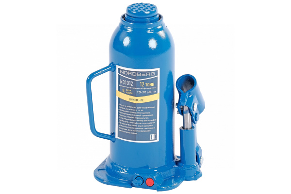 Домкрат бутылочный, 12 т n31012