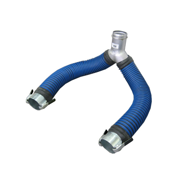 Y-адаптер для двух выхлопных труб с быстросъёмными разъёмами DN100, NORFI, 28-4973-037 126328