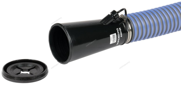 Насадка резиновая круглая на шланг D=75 мм nordberg an075r