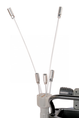 Установка для сбора масла пневматическая, 65 л, синяя 2379-cb