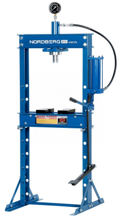 Пресс гидравлический 20 т, разборная рама n3621fl