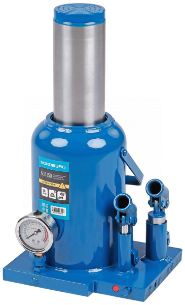 Домкрат бутылочный двухплунжерный, 50 т n31150