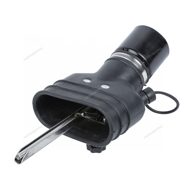 Насадка резиновая овальная с внутр. фикс. на шланг D=90мм nordberg an090dp