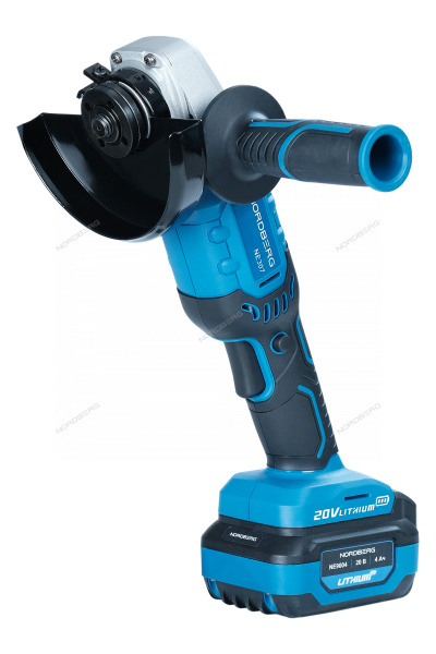 УШМ аккумуляторная, Ø диска 125 мм, 20 В, с аккумулятором и зарядным устройством ne307k