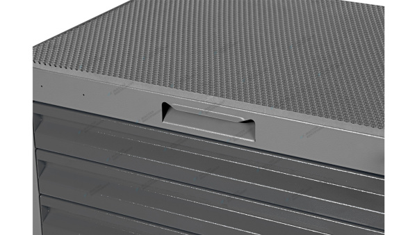 Тележка инструментальная, 5 выдвижных серых ящиков nt225 7012/7015